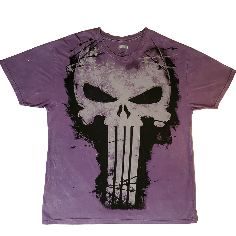 Marvel Punisher Skull Logo T-Shirt EUC Adult/Mens XL